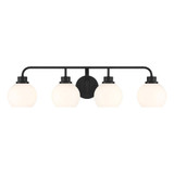 4 Light Vanity Light 32 Inch Wide by Meridian - M80082