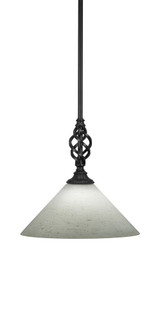 Elegante 1 Light Medium Pendant 11.5 Inch Tall by Toltec - 80-12-115