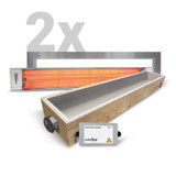 Electric Heater WiFi Controller Flush Mount Frame and Box Bundle By Eurofase - Bundle-H-WC-FMFB