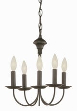 New Century 5 Light Small Chandelier by Trans Globe - 9015