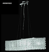 Broadway 5 Light Oversized Crystal Pendant by James Moder - 95981S