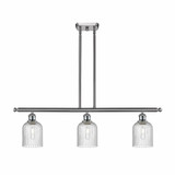Bridal Veil 3 Light Stem Hung Island36 Inch Wide by Innovations - 516-3I-G559-5-GL