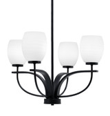Cavella 4 Light Medium Chandelier by Toltec 3904-MB-4022 - 3904-MB-4022
