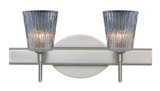 Nico 4 2 Light Vanity Light 14.63 Inch Wide by Besa - 2SW-NICO4