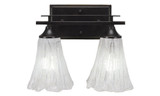 Uptowne 2 Light Vanity Light 13.5 Inch Length by Toltec - 132--975-135