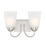 Malone 2 Light Vanity Light by Designers Fountain - D267M-2B-BN