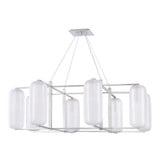 Pebble 8 Light Oversized Chandelier by Hudson Valley - 3478