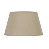 Round Hardback Linen Shade 13 Inches Tall and 22 Inches Wide - 1-BEL-1329731