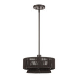 Florell 1 Light Pendant 16 Inch Tall and 13 Inch Wide by Livex - 49141