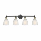 Brookfield 4 Light Vanity Light 32.75 Inch Wide by Innovations - 616-4W-BR