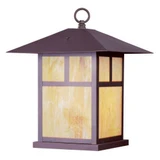 Montclair Mission 1 Light Outdoor Wall Lantern 17 Inch Tall by Livex - 2137