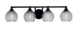 Paramount 4 Light Vanity Light 31.5 Inch Length by Toltec - 3424-725-51
