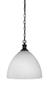 Carina 1 Light Medium Chain Hung Pendant 15 Inch Tall by Toltec - 95-14-15-