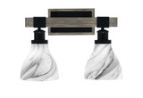 Tacoma 2 Light Vanity Light 16.5 Inch Length by Toltec - 1842-MBDW-4760