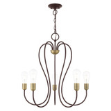 Lucerne 5 Light Medium Chandelier by Livex - 41365