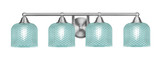 Paramount 4 Light Bath Bar 7.5 Inch Tall and 31 Inch Length by Toltec - 3424-BN-4612