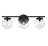 3 Light Mid Century Modern Vanity Light 24 Inch Wide by Meridian - M80024