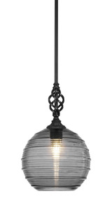 Elegante 1 Light Small Pendant 15 Inch Tall by Toltec - 80-10-15
