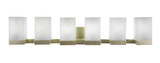 Nouvelle 6 Light Vanity Light 37 Inch Wide by Toltec - 3126-37-775-