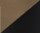 Black/Aged Brass/Black
