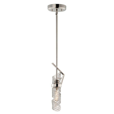 Milano 1 Light Mini Pendant by Maxim - 39553CLPN