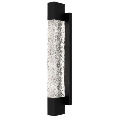 Solace 16W LED Outdoor Wall Lantern 24 Inch Tall X 4.5 Inch Wide by Quoizel - SOL8504MBK