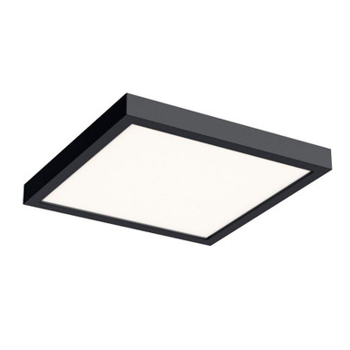 17W 1 LED 10 Inch Wide Square Flush Mount by DALS - CFLEDSQ10-CC