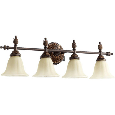 Rio Salado 4 Light Vanity Light by Quorum - 5157-4-44