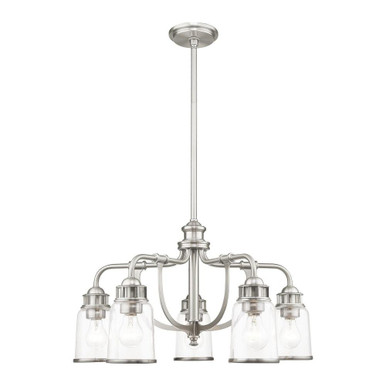Lawrenceville 5 Light Medium Chandelier by Livex - 40025