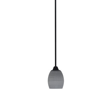 Paramount 1 Light Stem Hung Mini Pendant 10 Inch Tall by Toltec - 3401-MB-615