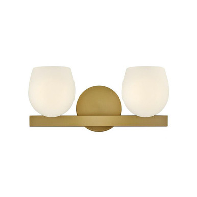 Mae 10W 2 LED Small Bath Vanity 6.75 Inch Tall and 15 Inch Wide by Hinkley - 57022