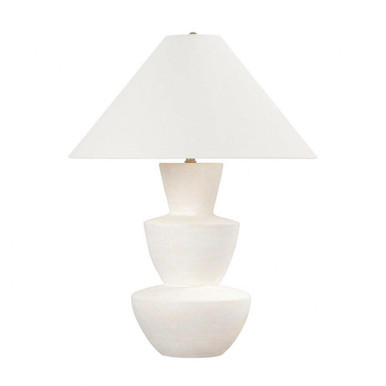 Kamas 1 Light Table Lamp 27 Inches Tall and 20 Inches Wide by Troy - PTL4930-PBR/CIX