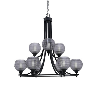 Paramount 9 Light Large Chandelier by Toltec 3409-6 - 3409-6