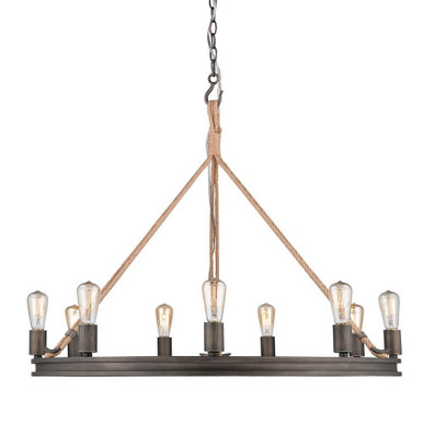 Chatham 9 Light Large Chandelier by Golden - 1048-9