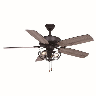 Reed 2 Light Ceiling Fan 20 Inches Tall and 48 Inches Wide by Vaxcel - F0099