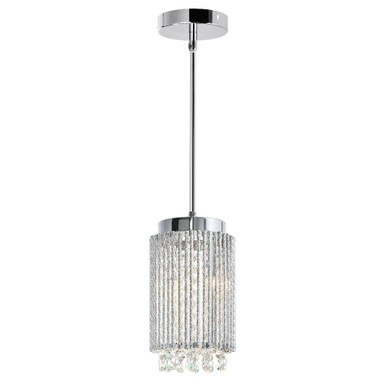 Claire 2 Light Mini Pendant by CWI - 5535P6C-R