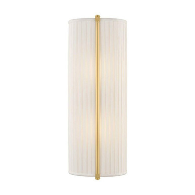 Cornell 2 Light Wall Sconce 18 Inch Tall and 6.5 Inch Wide by Hudson Valley - AH6317-AGB