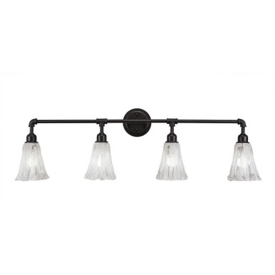 Vintage 4 Light Vanity Light 42.25 Inch Length by Toltec - 184--13-4225