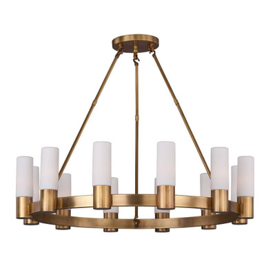 Contessa 12 Light Oversized Chandelier by Maxim - 22419SWNAB