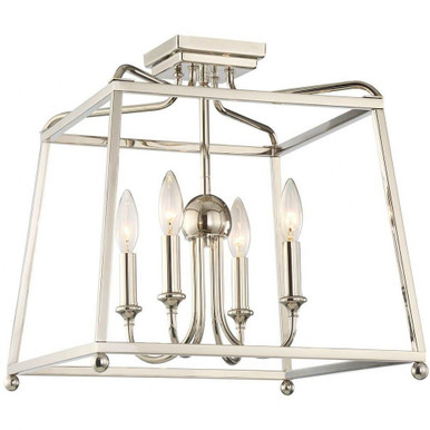Silverdale Fairway 4 Light Modern Flush Mount by Bailey Street Home - 49-BEL-620419