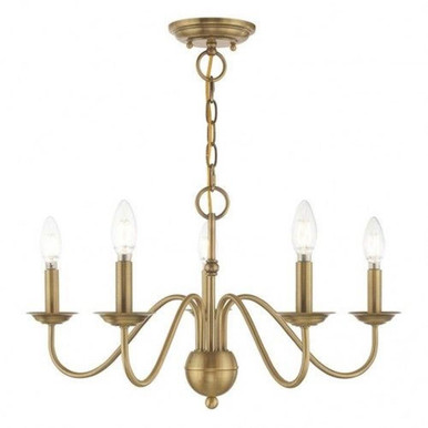 Chelsea 1 Light Large Pendant by Livex - 52157-91