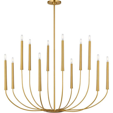 Lois 12 Light Chandelier 37 Inch and 48 Inch Wide by Visual Comfort Studio - EC11812