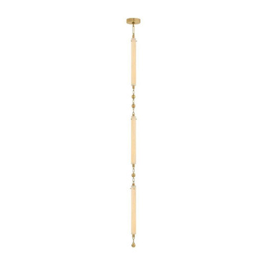 Parigi 28W 3 LED Pendant 85.25 Inch Tall and 2.75 Inch Wide by Corbett - 568-05-VB