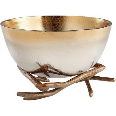 9.25 Inch Large Antler Anchored Bowl by Bailey Street Home - 182-BEL-2030393