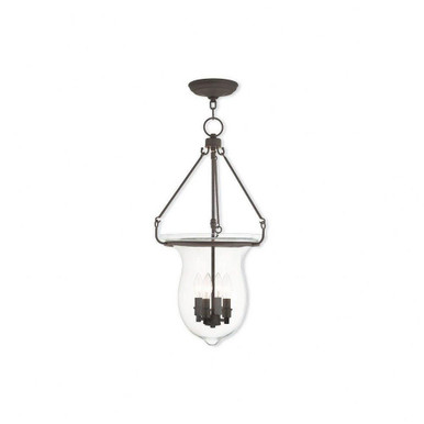 Canterbury 4 Light 14 Inch Wide Semi Flush Mount by Livex - 50297