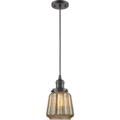 Chatham One Light Mini Pendant by Innovations - 201C-OB-G146