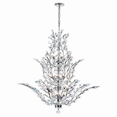 Ivy 18 Light Oversized Chandelier by CWI - 5206P40C