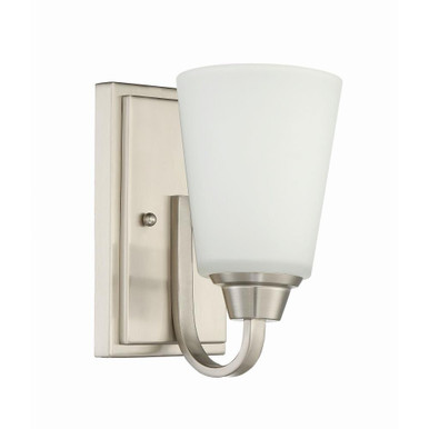 Grace One Light Vanity Light by Craftmade - 41901-BNK
