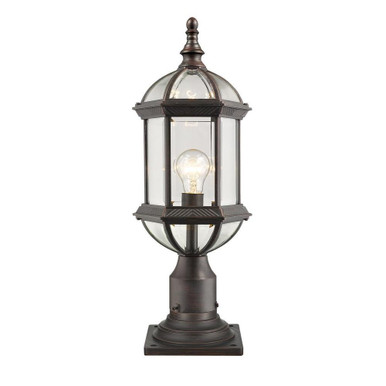 Pippin Causeway 1 Light Outdoor Pier Mount Lantern 8 x 21.5 Inches by BSH - 372-BEL-2568315