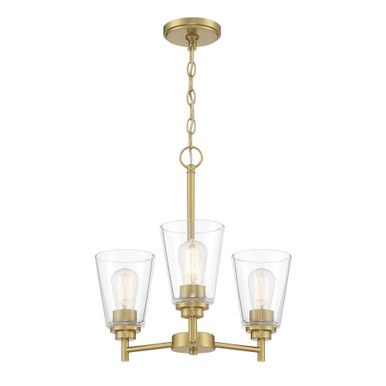 Westin 3 Up Light Small Chandelier by Designers Fountain - 95783-BG